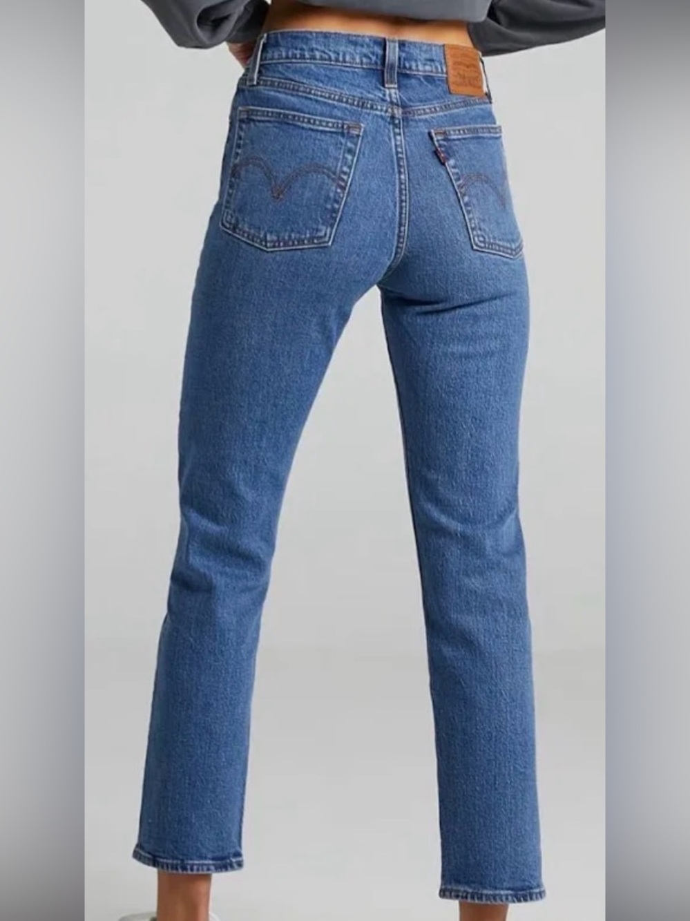 Levi's Medium Blue Wedgie Straight Jeans
